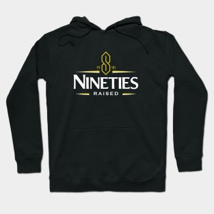 90s raised- beer label parody Hoodie